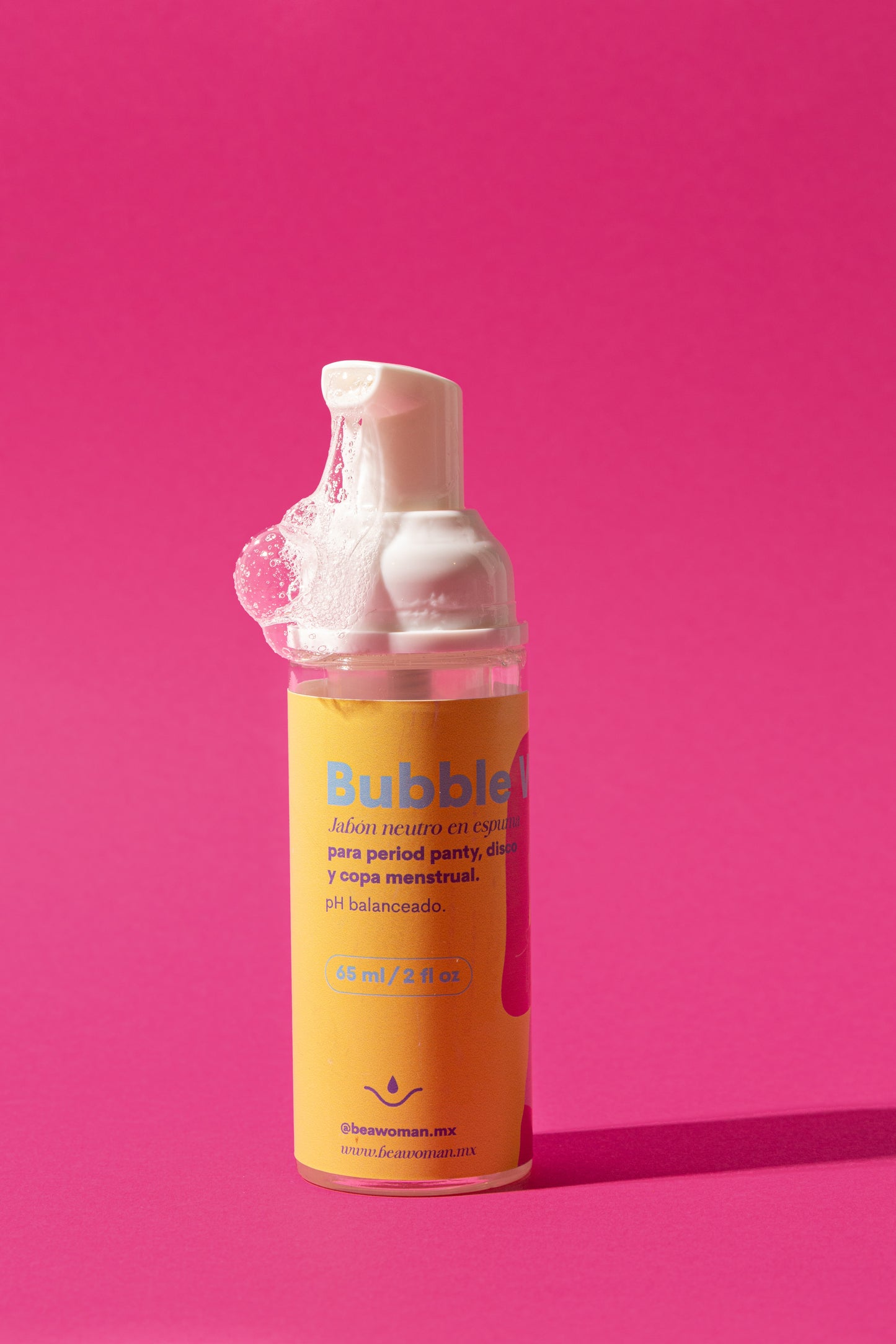 Bubble Wash BEA | limpiador espuma pH neutro disco y copa menstrual