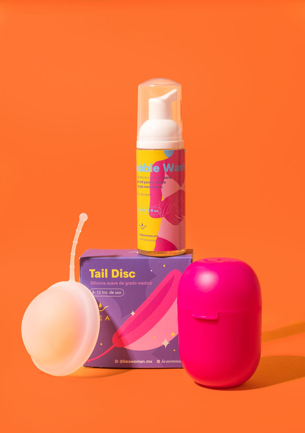Tail Disc Kit BEA | disco menstrual con jalador talla teen + accesorios
