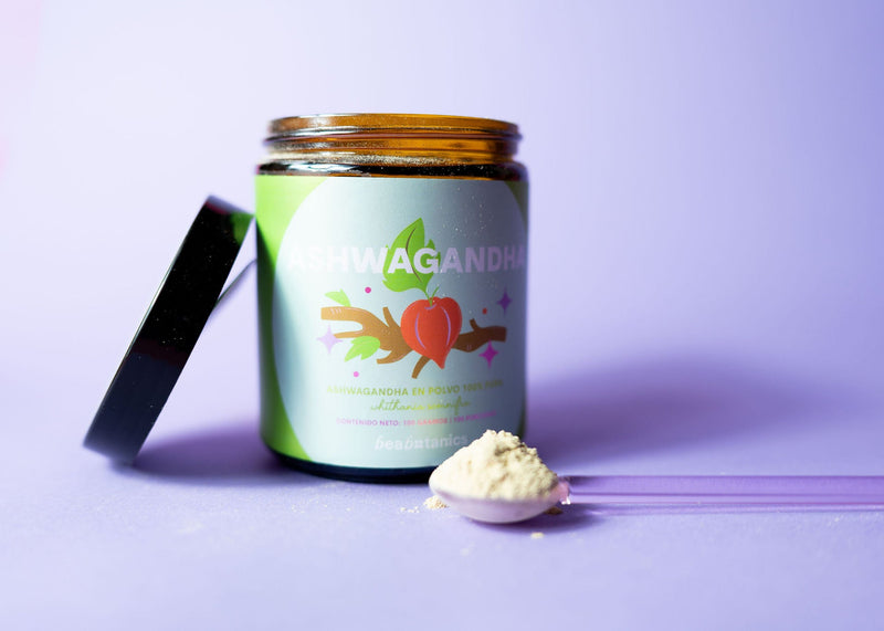 Ashwagandha BEA empaque | suplemento ayurvédico mexicanas equilibrio hormonal