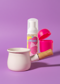 The Ritual Kit BEA | kit limpieza disco y copa menstrual Bubble Wash Ollita Shaker