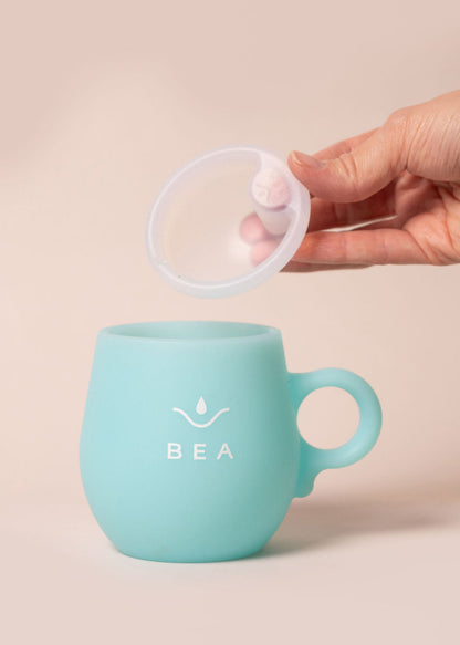 Tacita Esterilizadora BEA | vaso silicón esterilizador disco y copa menstruall