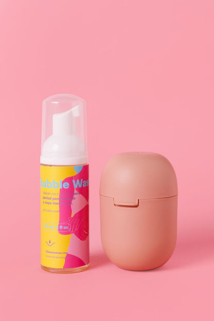 Bubble Wash y Shaker BEA | kit limpieza disco y copa menstrual