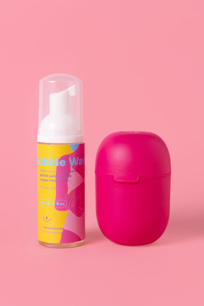 Bubble Wash y Shaker BEA | kit limpieza disco y copa menstrual