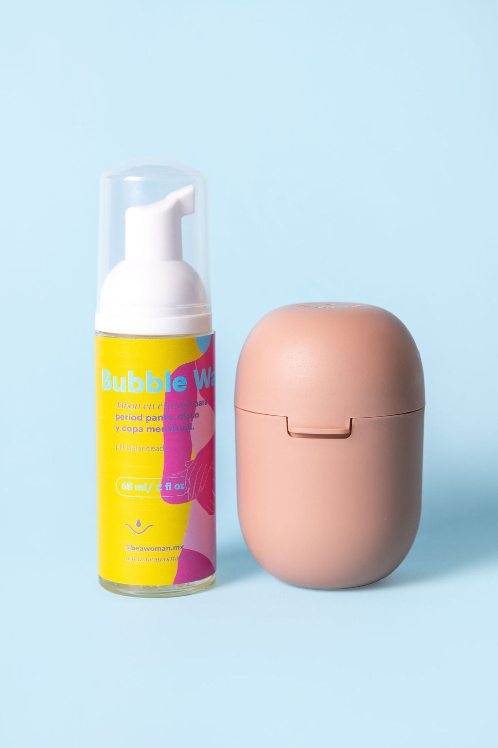 Bubble Wash y Shaker BEA | kit limpieza disco y copa menstrual
