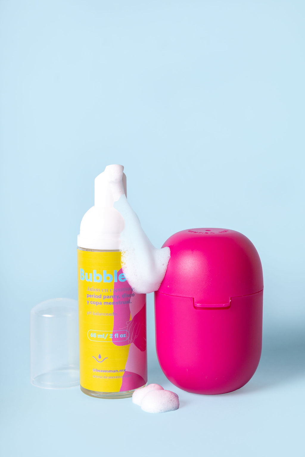 Bubble Wash y Shaker BEA | kit limpieza disco y copa menstrual