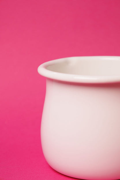 Ollita Clean Pot BEA blanca | accesorio esterilización copa menstrual aesthetic
